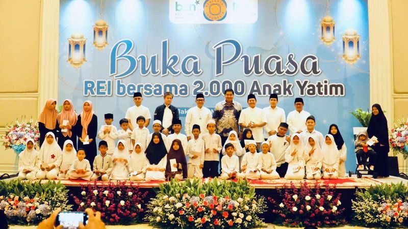 REI buka puasa yatim