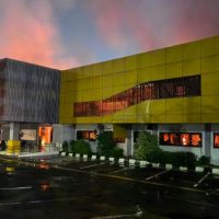 Kantor BPN Karawang Terbakar